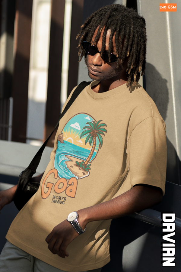 Goa Graphic Oversized Tee - Image 3