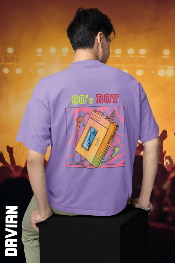 90’s Boy Mixtape Graphic Oversized Tee