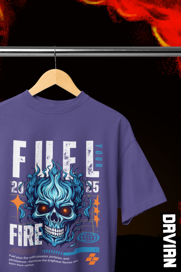 Fuel Your Fire Graphic Oversized Tee