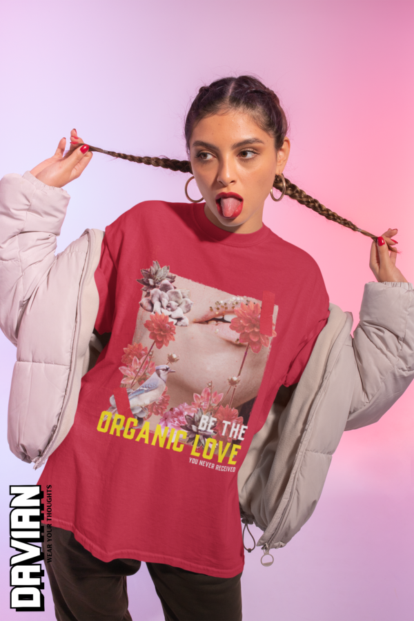 Organic Love Graphic Oversized Tee