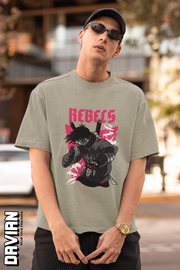 The Rebels Graphic Oversized Tee - Image 3