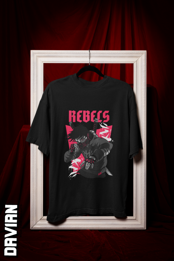 The Rebels Graphic Oversized Tee - Image 4