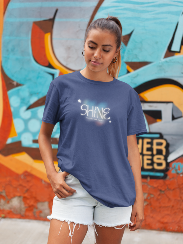 Shine Graphic Oversized Tee - Image 3