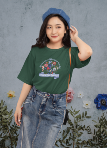 Spread Love Graphic Oversized Tee