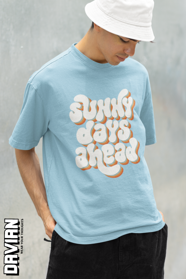 Sunny Days Ahead Graphic Oversized Tee