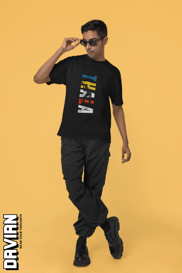 Thala Graphic Oversized Tee - Image 5