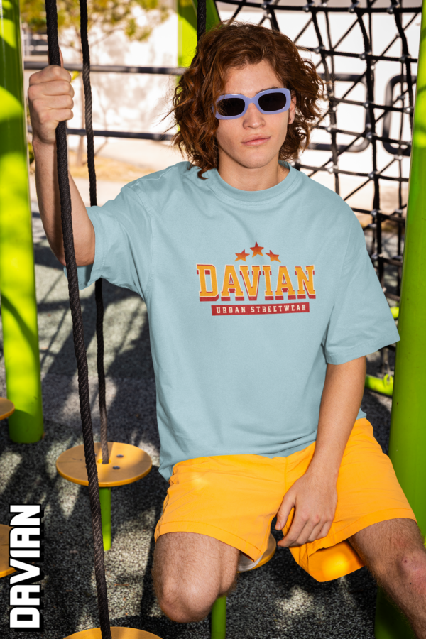 Davian - Urban Streetwear Graphic Oversized Tee - Image 5