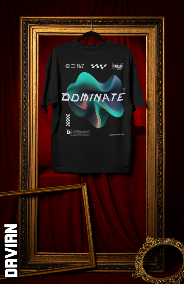 Dominate Graphic Oversized Tee - Image 4